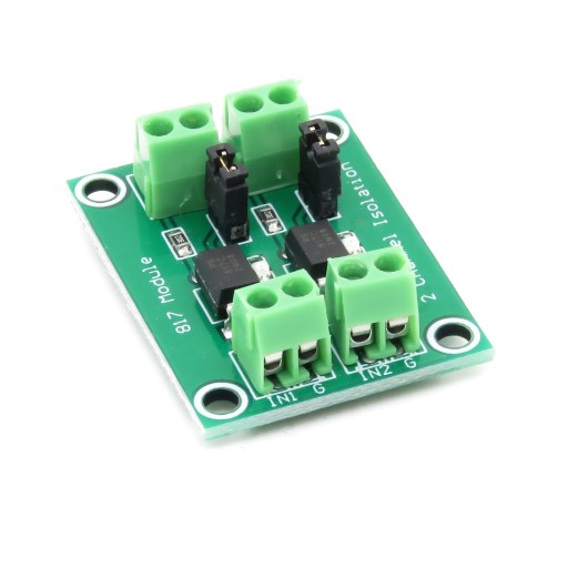Moduł z dwoma transoptorami PC817