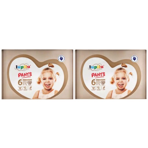 Pieluchomajtki Lupilu premium r 6 15-25 kg 64 szt.