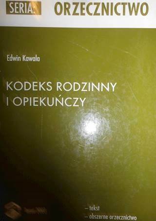 Kodeks rodzinny i opiekuńczy - Kawala