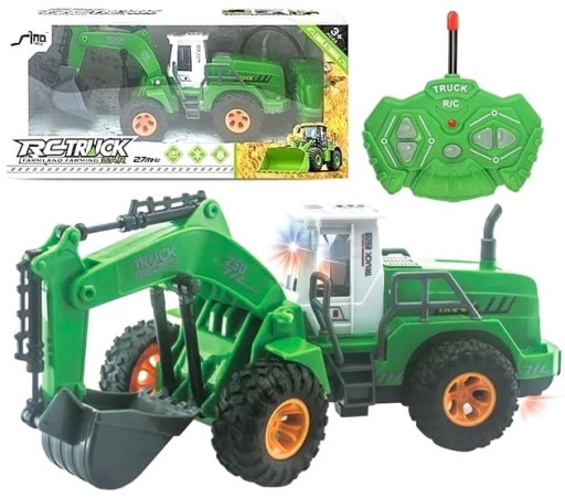 KOPARKA ZDALNIE STEROWANA AUTO RC + PILOT RADIO