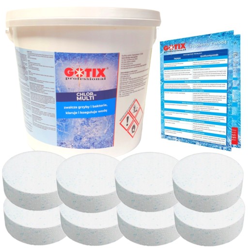 Chlor do Basenu Jacuzzi SPA Tabletki Chemia do Basenu Duże Tabletki - 3 KG