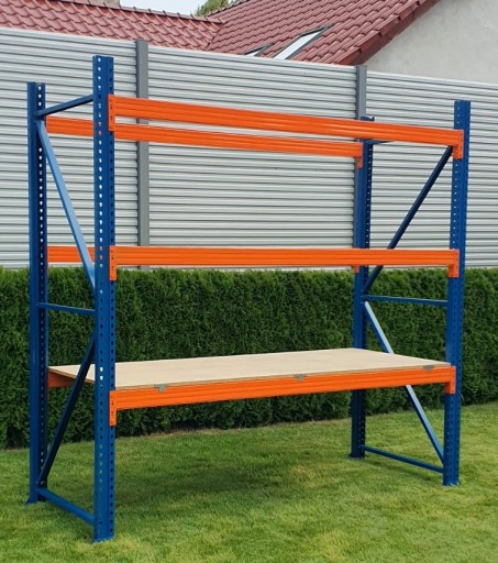 REGAŁY PALETOWE WYPEŁNIENIE Z PŁYTY L-2,70m 3600kg