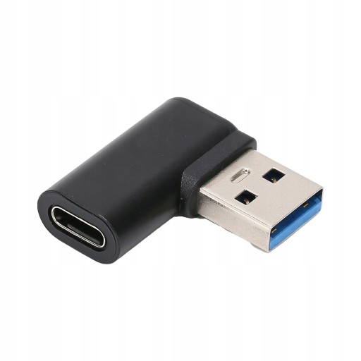 90 stopni USB-A 3.0 męski na typ C żeński adapter