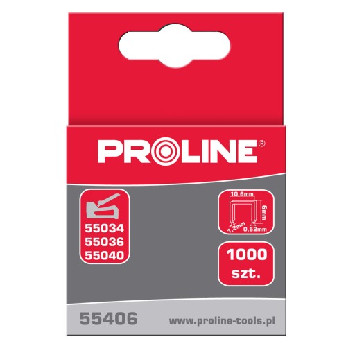ZSZYWKI TYP G/11, 6MM, 10,6*1,2MM, 1000 SZT, PROLI