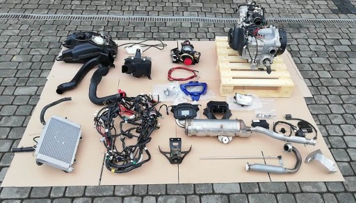 Yamaha kodiak 450 wydech kolanko kolano nowy oryg