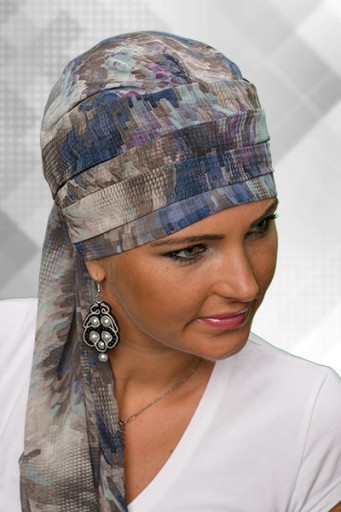 CHUSTA BASIA SZYFON Turbany LIDIA 1/50