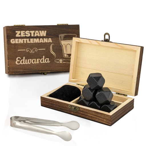 KOSTKI DO WHISKY GRAWER PREZENT URODZINY 18 20 30