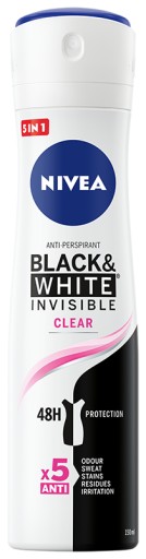 Antyperspirant NIVEA Black&White spray 150ml
