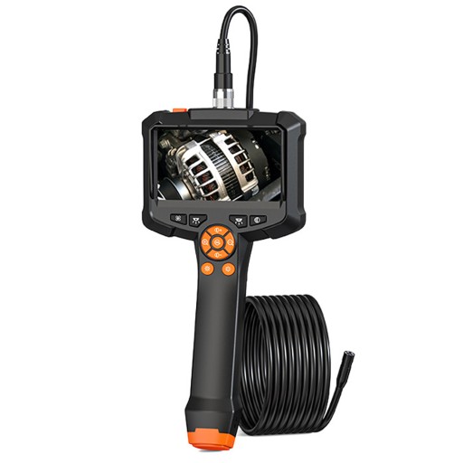 KAMERA INSPEKCYJNA WARSZTATOWA ENDOSKOP BOROSKOP IP67 DO RUR 5m LCD 4,3''