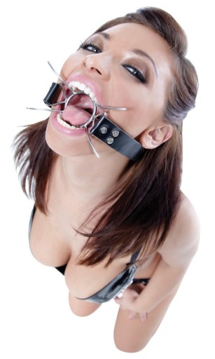 FETISH SPIDER GAG KNEBEL ROZWIERACZ UST SADO MASO