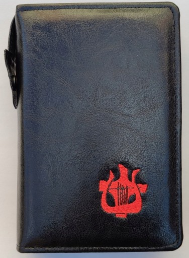 Etui Liturgia Godzin Brewiarz czarne z haftem T 2.