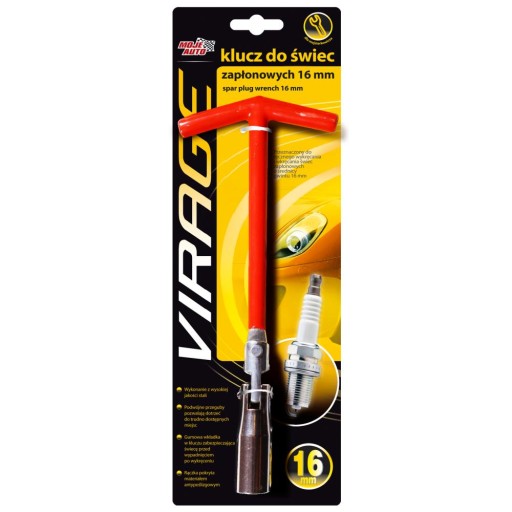 KLUCZ DO ŚWIEC ZAPŁONOWYCH MOJE AUTO 16MM 96-015