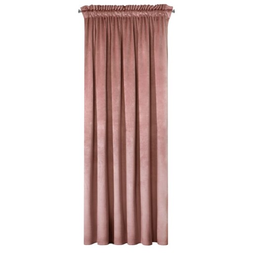 Zasłona aksamit welwet welur 135x270 c. róż ROSA