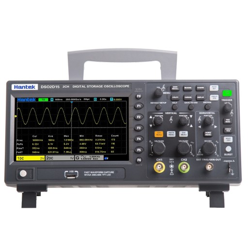 Hantek DSO2D15 - 2-kanałowy oscyloskop 150MHz