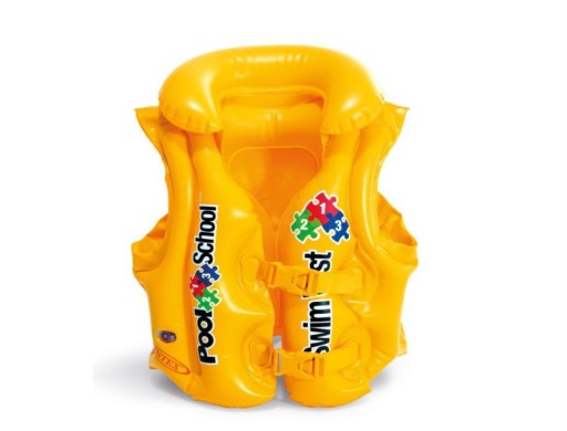 Kamizelka do pływania żółta 58660 Intex