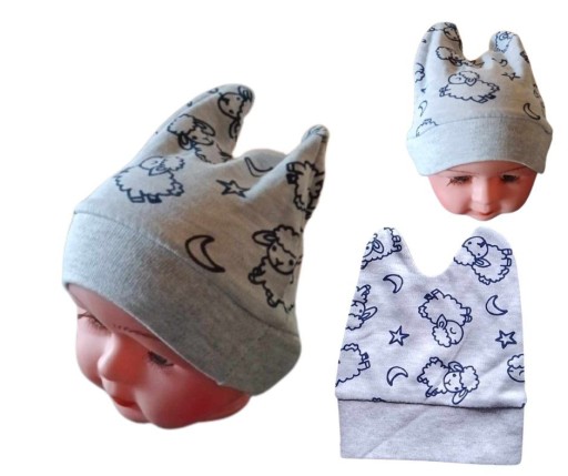 Czapka noworodek 26 -30 cm
