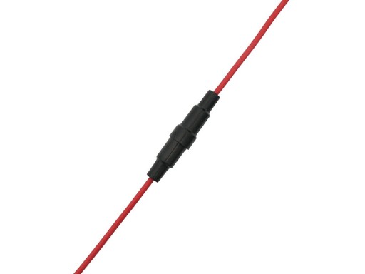 GNIAZDO BEZPIECZNIKA 5x20MM Z KABLEM 2szt