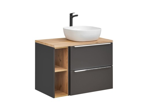 ZESTAW MEBLI ŁAZIENKOWYCH 80 CM SZAFKA +UMYWALKA