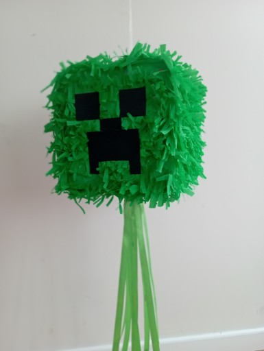 PINIATA XXL Minecraft Creeper+GRATISY!