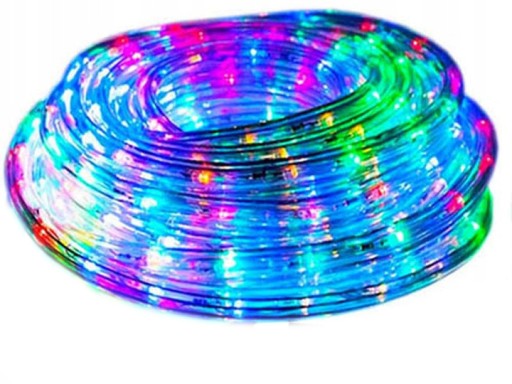 WĄŻ ŚWIETYLNY LED NA METRY MULTICOLOR LAMPKI LED