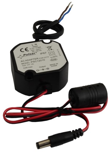 ZASILACZ DOPUSZKOWY 12V/1A PULSAR PSC12010