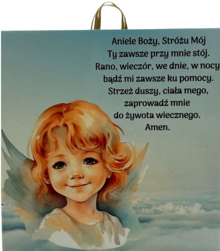 OBRAZEK KAFELEK - ANIOŁEK DZIEWCZYNKA