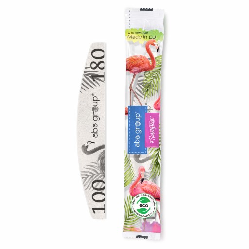 Pilnik do Paznokci 100/180 Łódka Półksiężyc Slim Folia Aba Group