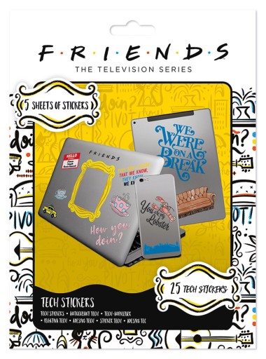 FRIENDS PRZYJACIELE NAKLEJKI NA LAPTOPA TABLET