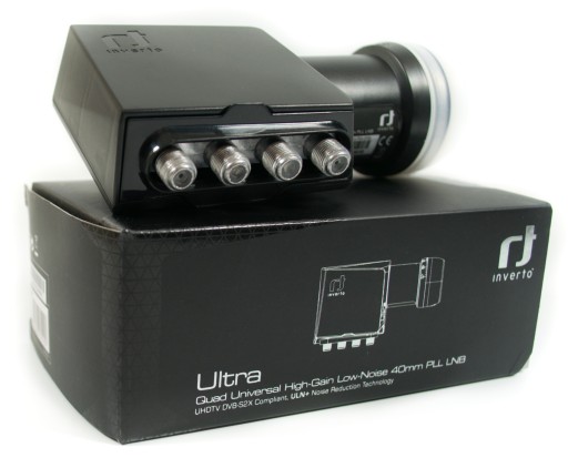 Konwerter QUAD Poczwórny Inverto Black Ultra HD 4K