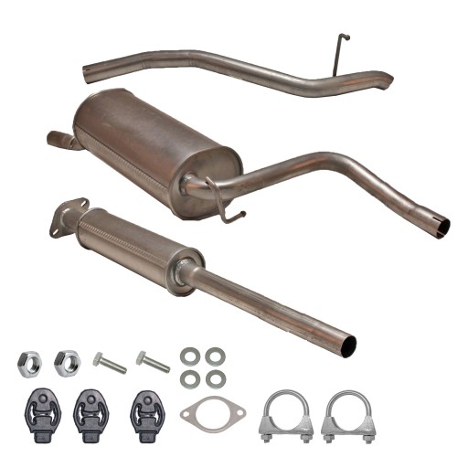 Tłumiki komplet Ford Focus MK2 1.4/1.6 Ti Kombi