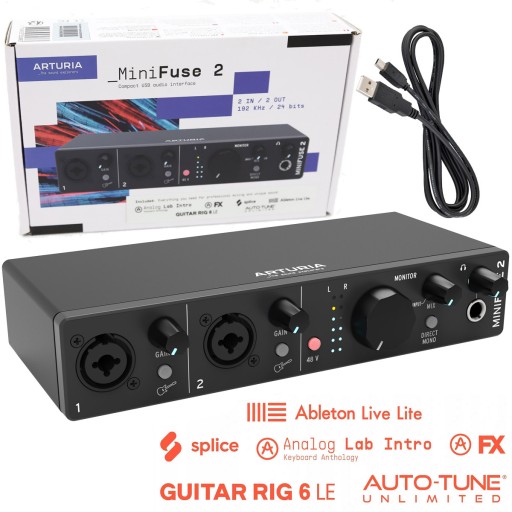 Arturia MiniFuse 2 INTERFEJS AUDIO + DUŻO SOFTU