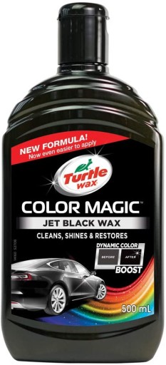 TURTLE WAX JET BLACK WOSK KOLORYZUJĄCY CZARNY 500