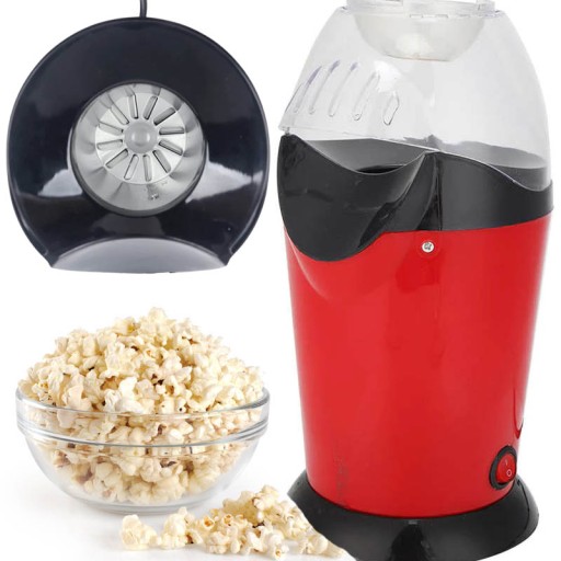 MASZYNA MASZYNKA DO POPCORNU DOMOWA BEZ TŁUSZCZU