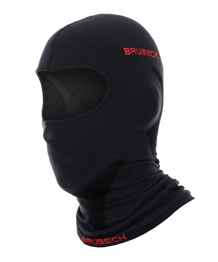 WEŁNIANA KOMINIARKA TERMOAKTYWNA BRUBECK UNISEX WEŁNA MERINO NARTY L/XL
