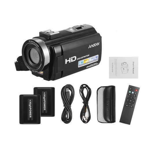 1080P Cyfrowa kamera wideo Kamera Rejestrator DV