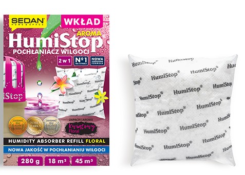 WKŁAD do POCHŁANIACZA WILGOCI HUMISTOP kwiatowy