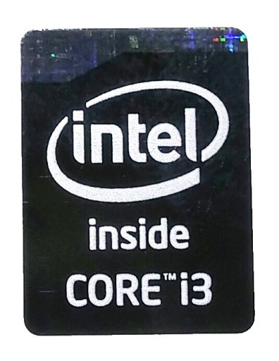 Naklejka INTEL CORE i3 16x21mm [305]