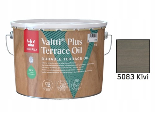 TIKKURILA VALTTI PLUS WOOD OIL AKVA olej 9L 5083