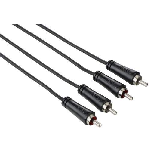 Kabel 2x Cinch - 2x Cinch RCA M/M 0,75m Ekran HAMA