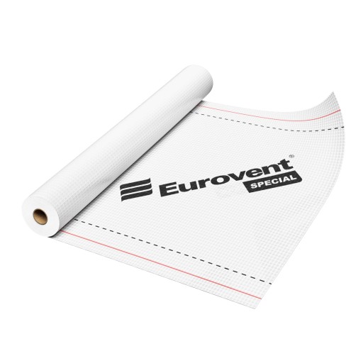FOLIA DACHOWA PAROPRZEPUSZCZALNA MEMBRANA NA DACH EUROVENT SPECIAL 110g