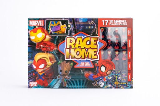 GRA PLANSZOWA CHIŃCZYK MARVEL RACE HOME CARTAMUNDI