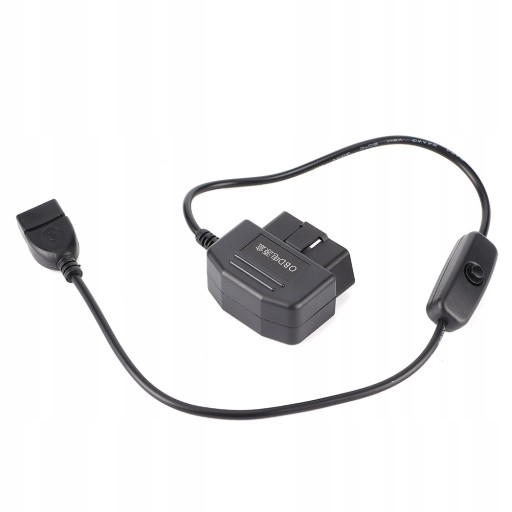 KABEL ŁADUJĄCY USB OBD2 ZŁĄCZE 18,7 CALA
