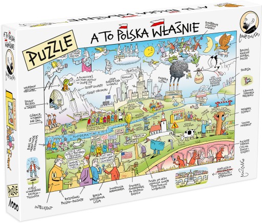 Puzzle 1000 el. - A to Polska właśnie, Mleczko