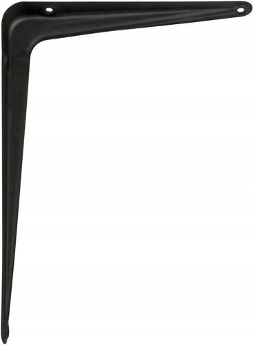 WSPORNIK PÓŁKI KĄTOWNIK PODPÓRKA 75x100mm CZARNY