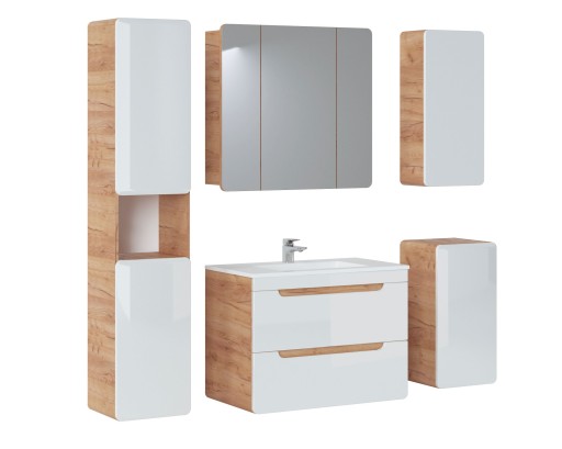 ZESTAW MEBLI ŁAZIENKOWYCH ARUBA 80 CM
