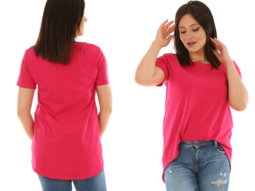 M463 BAWEŁNIANA bluzka TUNIKA oversize