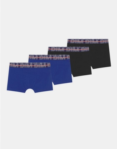 DIM BOKSERKI CHŁOPIĘCE 4 PACK BAWEŁNA LOGO