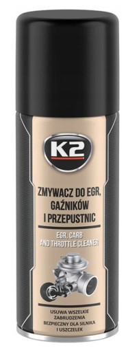 K2 ŚRODEK CZYSZCZENIA GAŹNIK PRZEPUSTNIC EGR 400ML