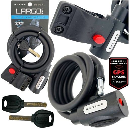 ZAPIĘCIE ROWEROWE LINKA ZAPIĘCIE DO ROWERU MUVIKE FLEX LONG 1500/12K 150cm