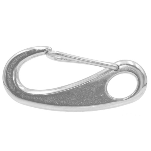 KARABIŃCZYK BŁYSKAWICZNY NIERDZEWNY L=100MM RAKSA